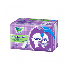 Laurier Active Fit Pantyliners Safety Long & Wide Non-perfume